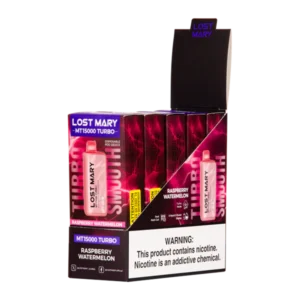 Raspberry Watermelon Lost Mary MT15000 Turbo