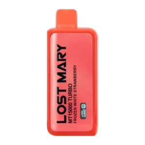 Frozen White Strawberry Lost Mary MT15000 Turbo